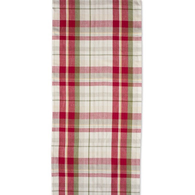 Orchard Plaid Table Runner 14x108, , on-hover image number null