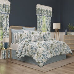 Evergreen Blue 4 Piece Comforter Set