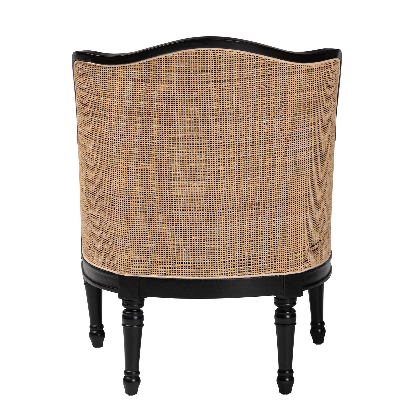 Elizette Traditional French Beige Fabric And Black Finished Wood Accent Chair, , alternate image number 11