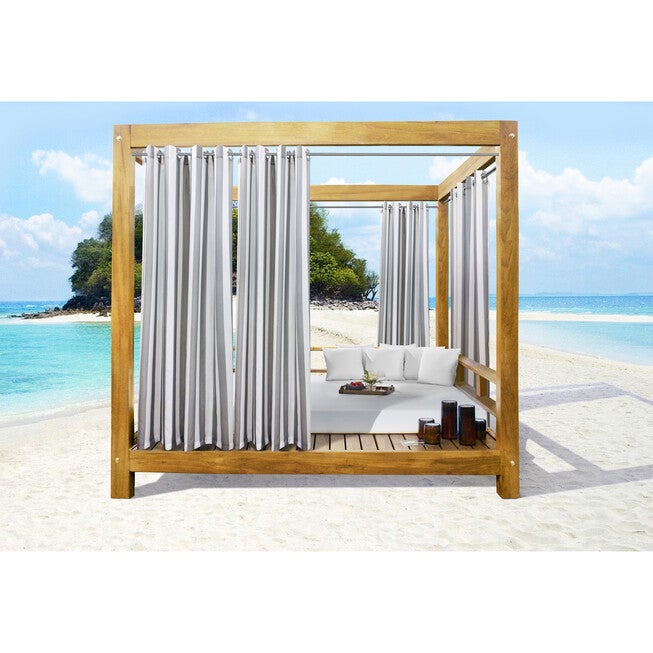 96 inchesL Seascape Outdoor Panels — Set of 2, ALLOY GRAY, hi-res image number null