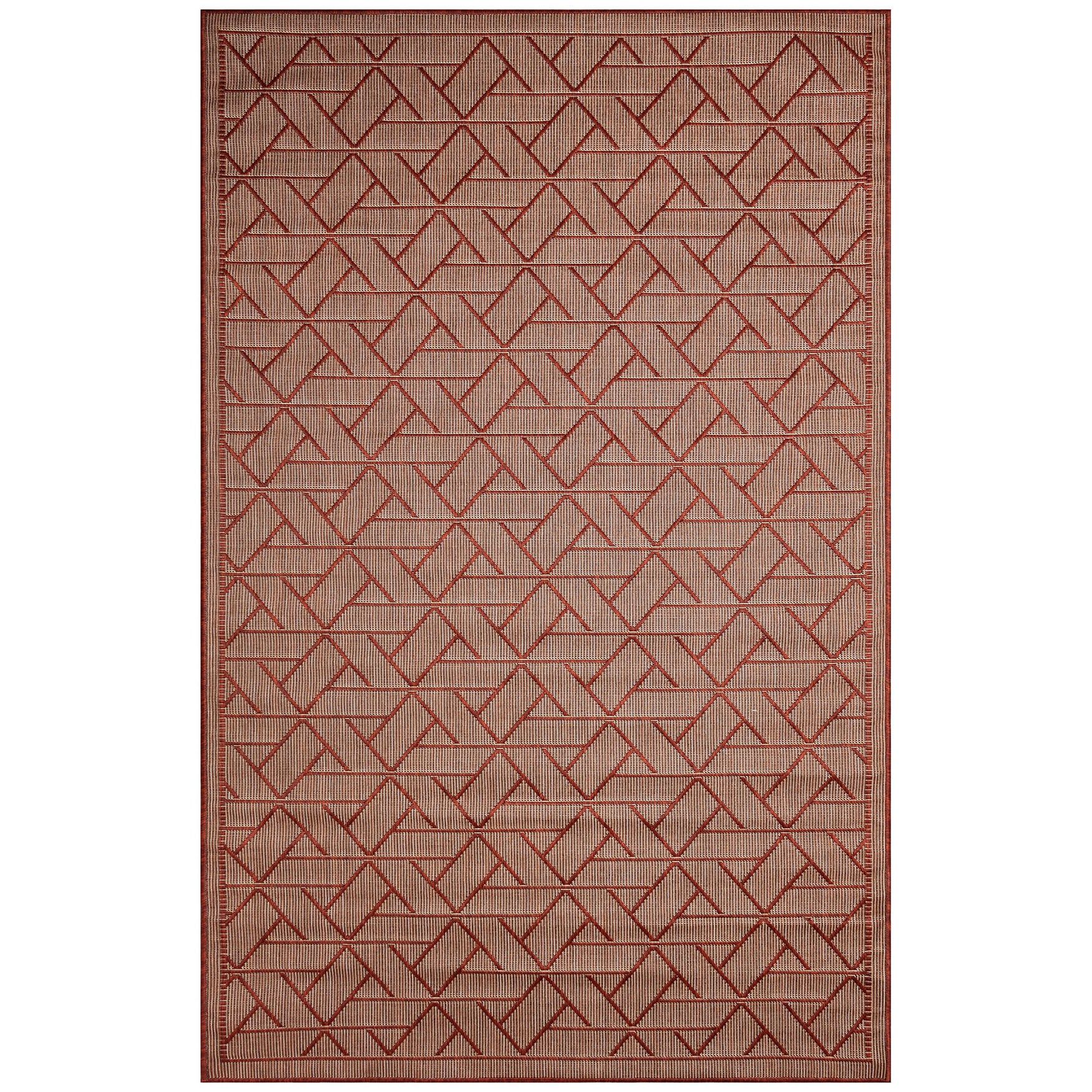 Carmel Pyramid Indoor/Outdoor Area Rug Aqua, CHILI, hi-res image number 0