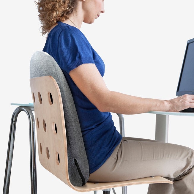 2-In-1 Posture Support Cushion, GRAY, hi-res image number null