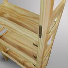 3-Shelf Folding Student Bookcase 20.75" Wide-Natural, , alternate image number null