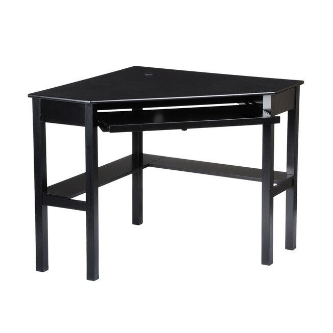 Solid Wood Modern Corner Computer Desk, , on-hover image number 1