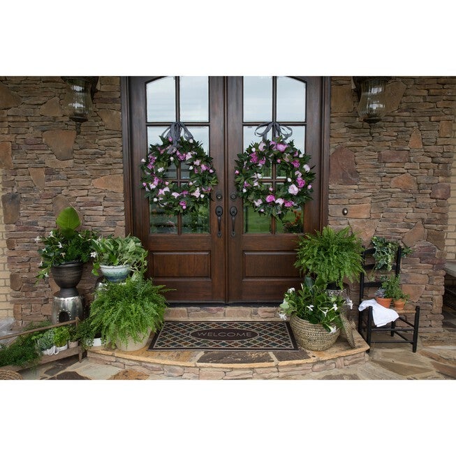 Flowery Tiles Door Mat, , alternate image number 6