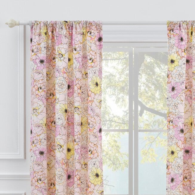 Misty Bloom Curtain Panel, , on-hover image number 1