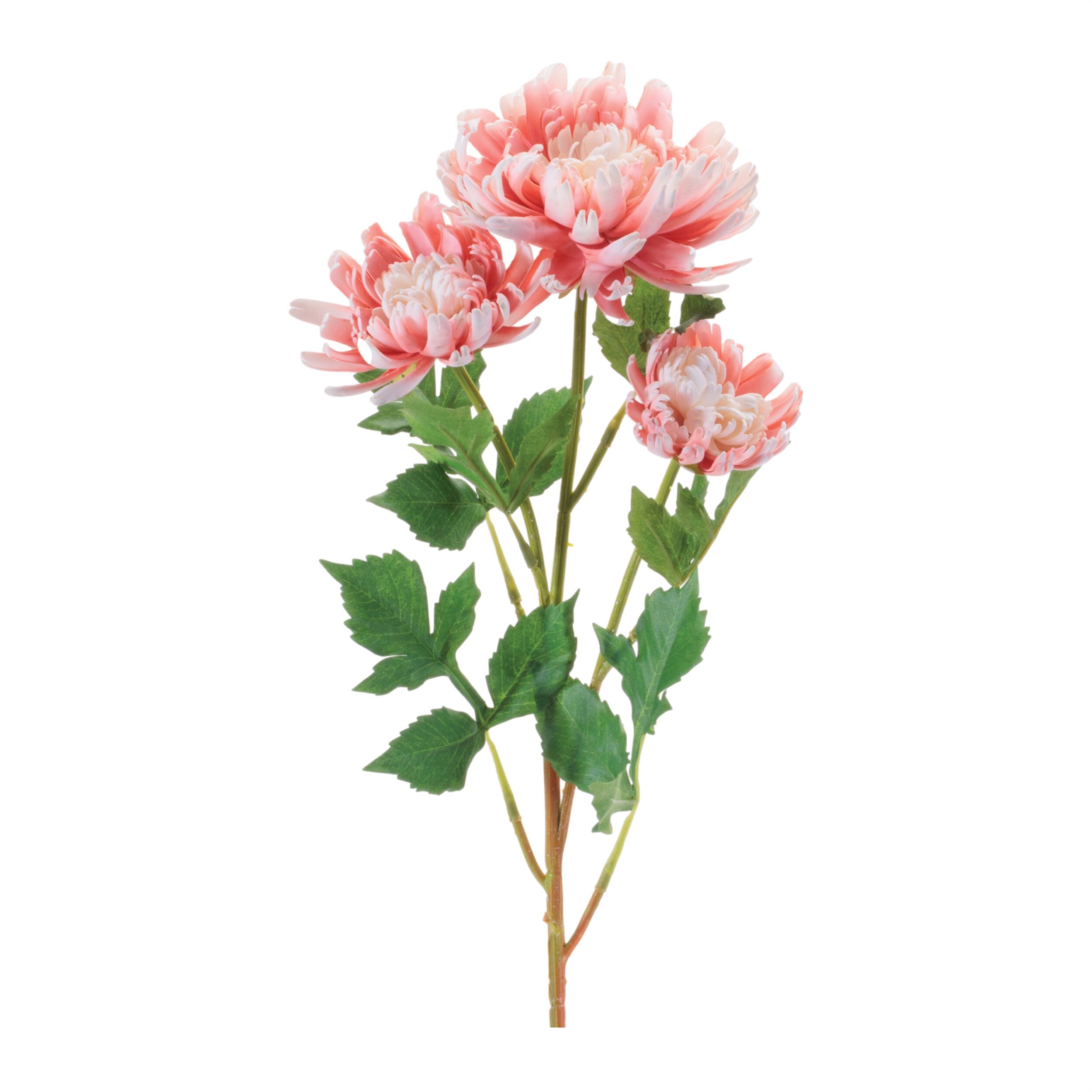 Mum Floral Spray Set of 4, PINK GREEN, hi-res image number 0