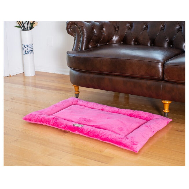 Large Pet Bed Mat , Dog Crate Soft Pad With Poly Fill Cushion, , alternate image number 3
