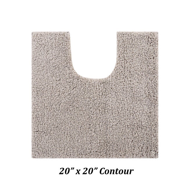 Micro Plush Collection 100% Polyester 20 inches X 20 inches Contour Bath Rug, , on-hover image number null