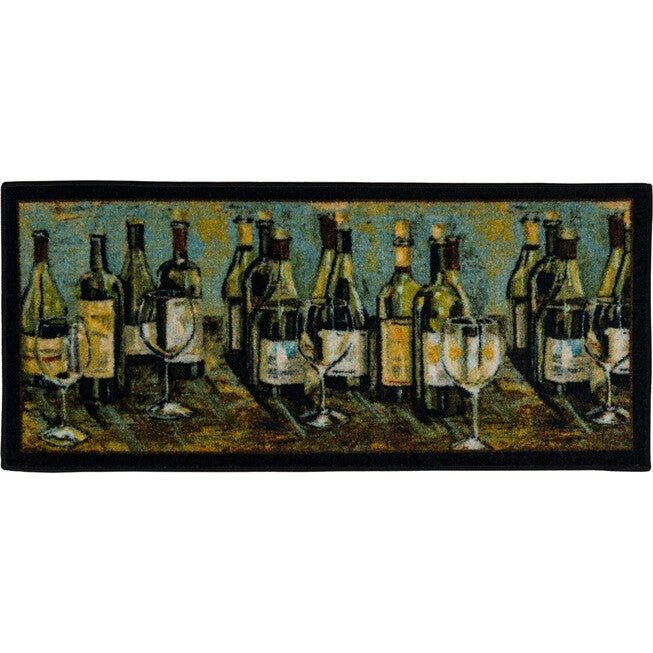 Wine-Inspired Multi Kitchen Rug - Timeless Style, 4496083 | Catherines