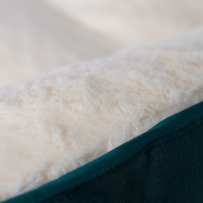 Pet Bed & Mat, Luxury soft Dog Cushion, Laurel Green/Ivory, Large, , alternate image number 8