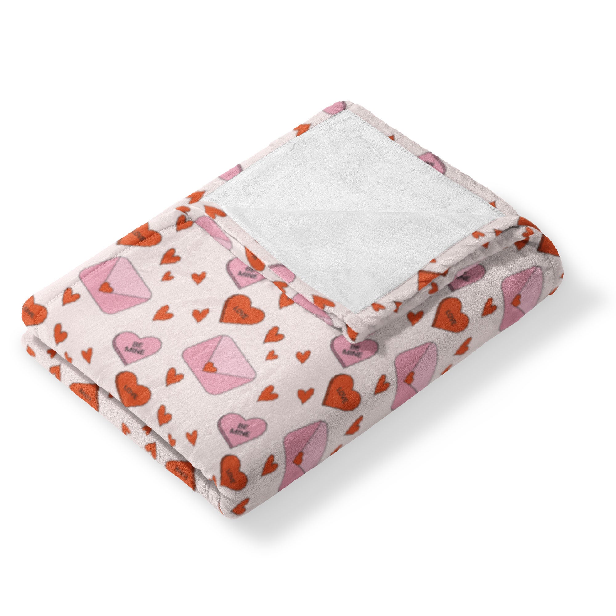 Valentine's Day Send My Love Silk Touch Throw Blanket 50x60 Inches, SEND MY LOVE, alternate image number 3