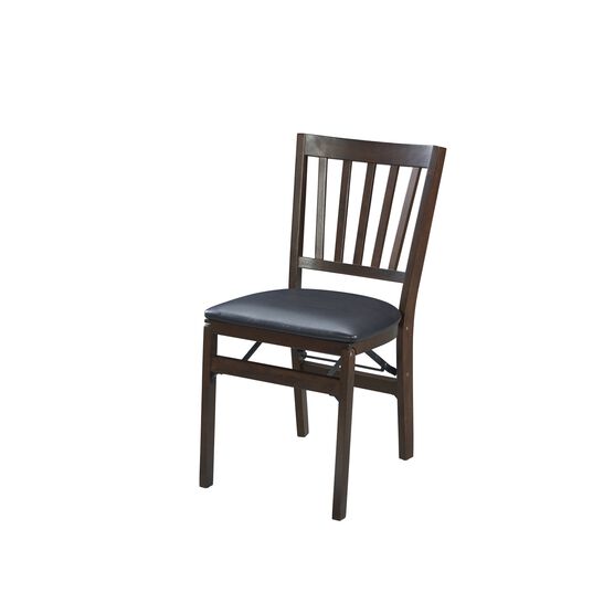 School House Wood Folding Chairs, Set Of 2, EXPRESSO, hi-res image number null