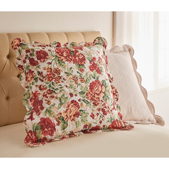 Florence Euro Sham, SPICE FLORAL MULTI, hi-res image number null