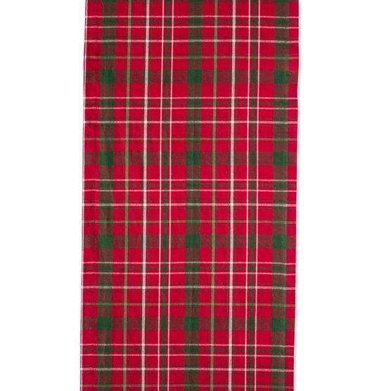 Tartan Holly Plaid Table Runner 14x72, , alternate image number null