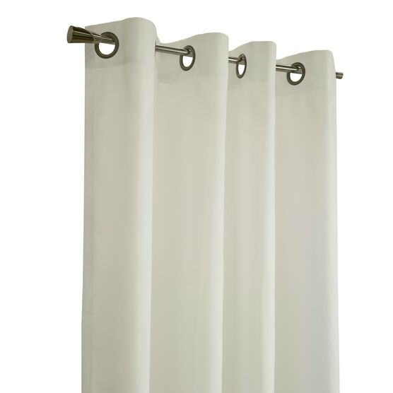 Rhapsody Lined Grommet Ascot Valance and Panel Window Curtain, , alternate image number null