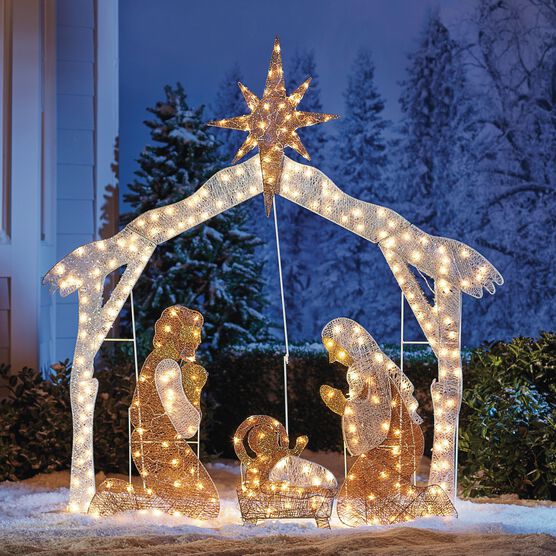 Crystal Splendor Outdoor Scenes, NATIVITY SCENE, hi-res image number null