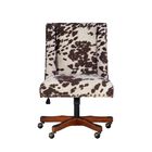 Delgany Office Chair Brown and White Cow Print, , alternate image number 3