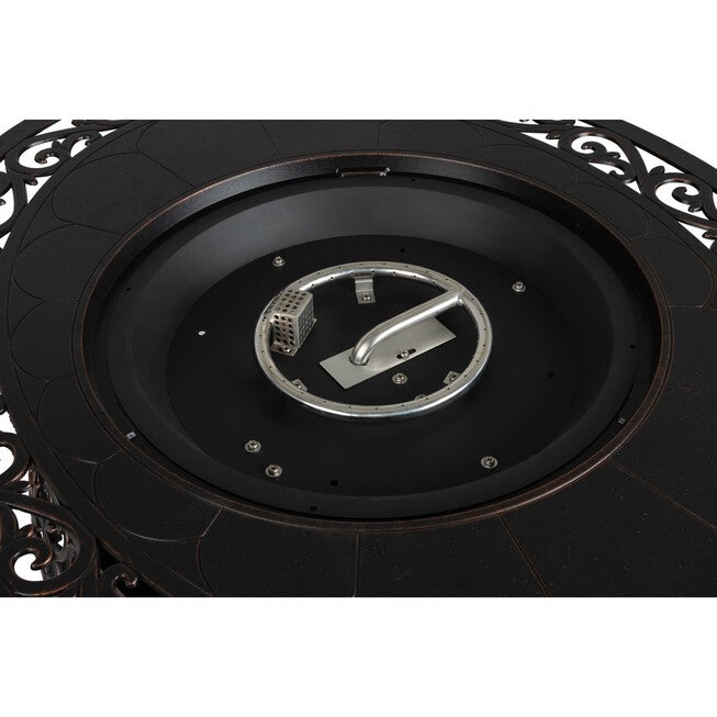 Toulon Oval Cast Aluminum LPG Fire Pit, , alternate image number 7