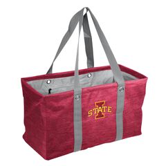 Ia State Crosshatch Picnic Caddy Bags