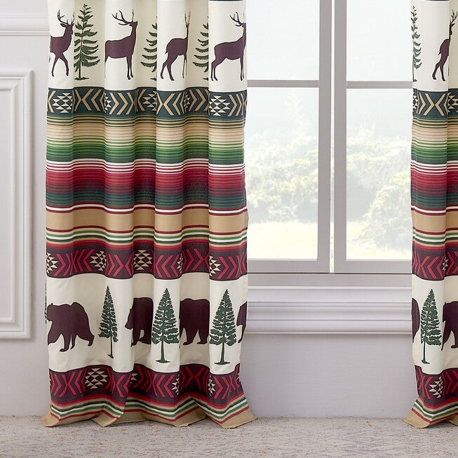 Yosemite Campfire Curtain Panel Pair, , alternate image number 2