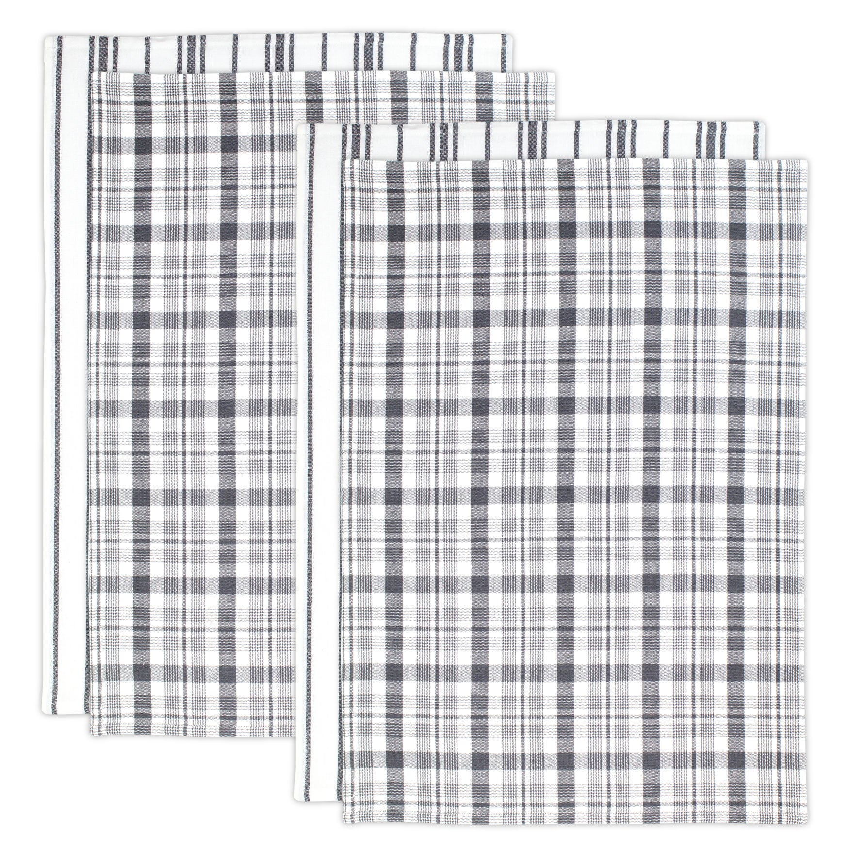 Farmhouse Towel 4pc Set, STAINLESS, hi-res image number 0