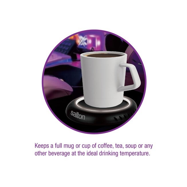 Illuminated Mug Warmer - Black, , alternate image number 2