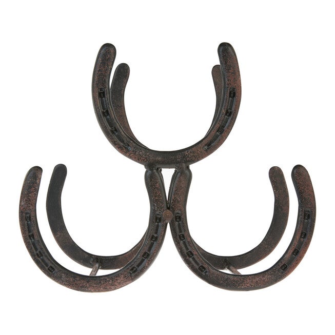 Horseshoe 3 Bottle Metal Wine Rack, , alternate image number 2