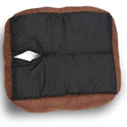 Orthopedic rectangle bolster Pet Bed,Dog Bed, super soft plush, Medium 25x21 inches BROWN, , alternate image number 4