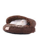 Cuddle Cave Cat Dog Slipper Bed, MOCHA, hi-res image number 0