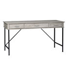 Saint Birch Elma Writing Desk In Washed Gray Writing Desk, GREY, hi-res image number null