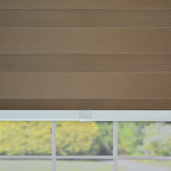 Cordless Zebra Slimline Privacy Window Shade Window, , alternate image number null