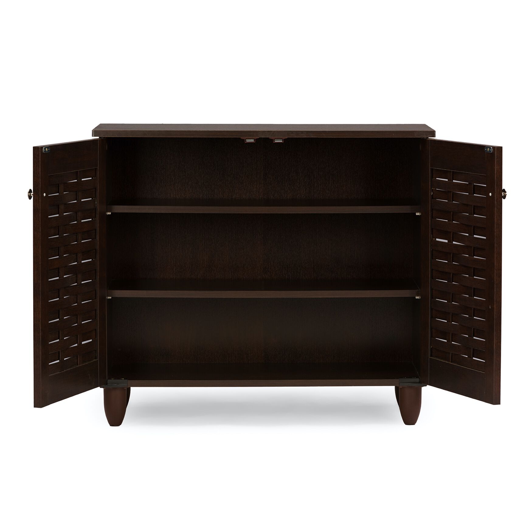 Winda 2-Door Wooden Entryway Shoes Storage Cabinet Furniture, , alternate image number 4