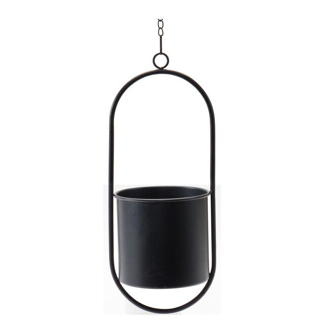 Modern Hanging Planter With Frame (Set Of 2), , alternate image number null