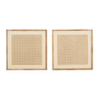 Set Of 2 Brown Wood Farmhouse Wall Decor, , alternate image number null