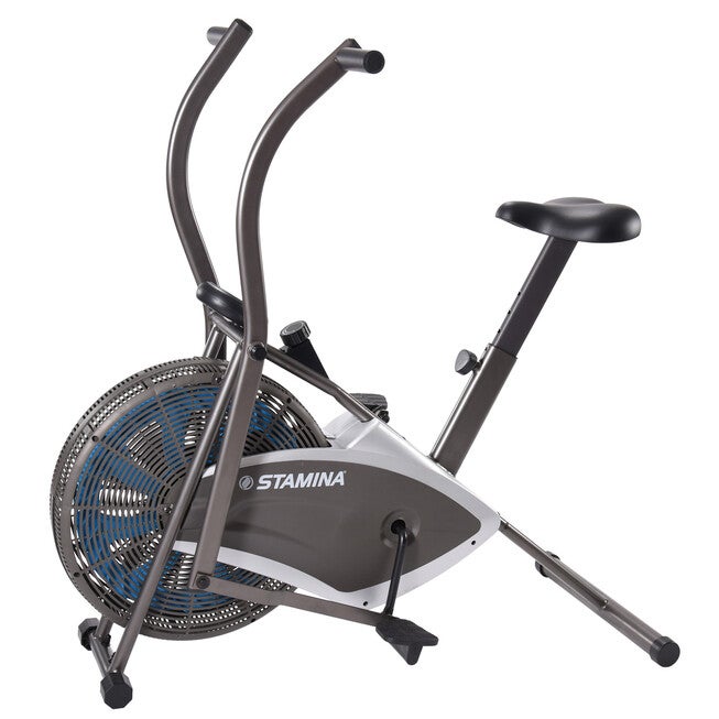 Air Resistance Exercise Bike 876 Home Fitness Equipment, GREY, hi-res image number 0