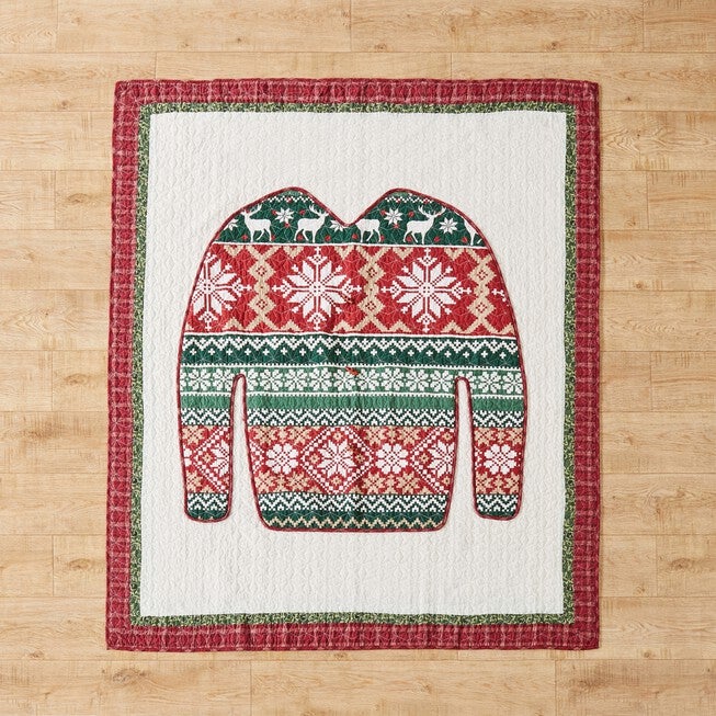 Christmas Sweater Throw, , alternate image number 2