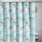 Ocean Turquoise Bath Shower Curtain, , on-hover image number 1