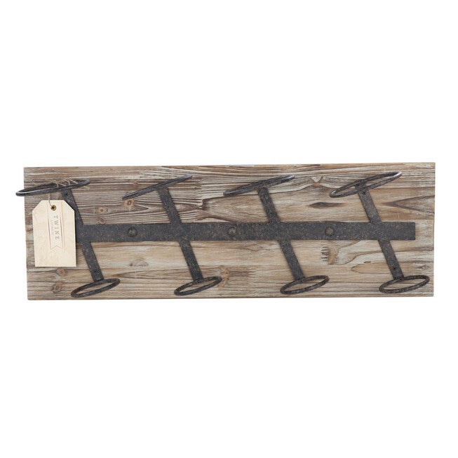 Metal And Wood Wine Rack, , alternate image number 6