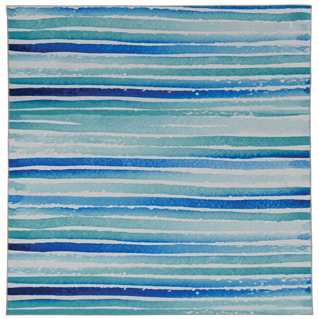 Washable Janna Ivory/Blue Rug, IVORY, hi-res image number 0