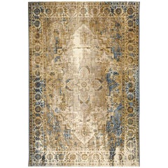 Marina Medallion Indoor/Outdoor Area Rug Blue