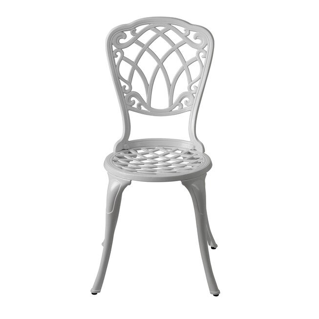 Palisade Aluminum 3-piece Bistro Set in White, , alternate image number 7