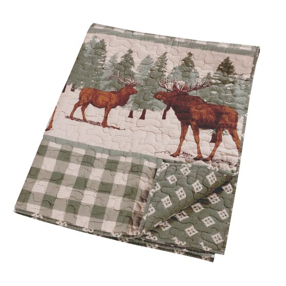 Moose Creek Quilted Throw Blanket, , on-hover image number null
