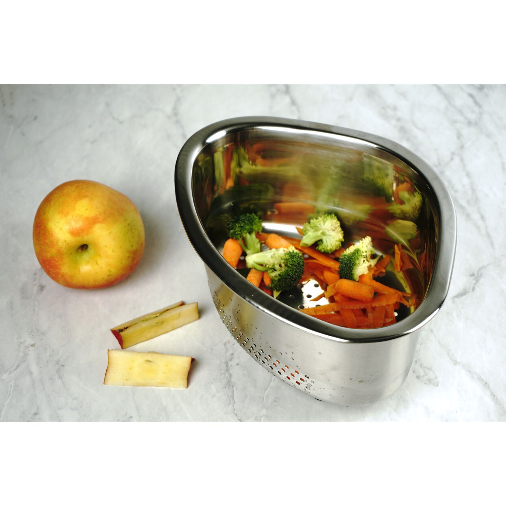 In-Sink Stainless Steel Corner Basket, , alternate image number 3