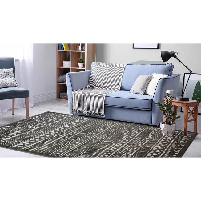 Liora Manne Rialto Tribal Stripe Indoor/Outdoor Rug, , on-hover image number null