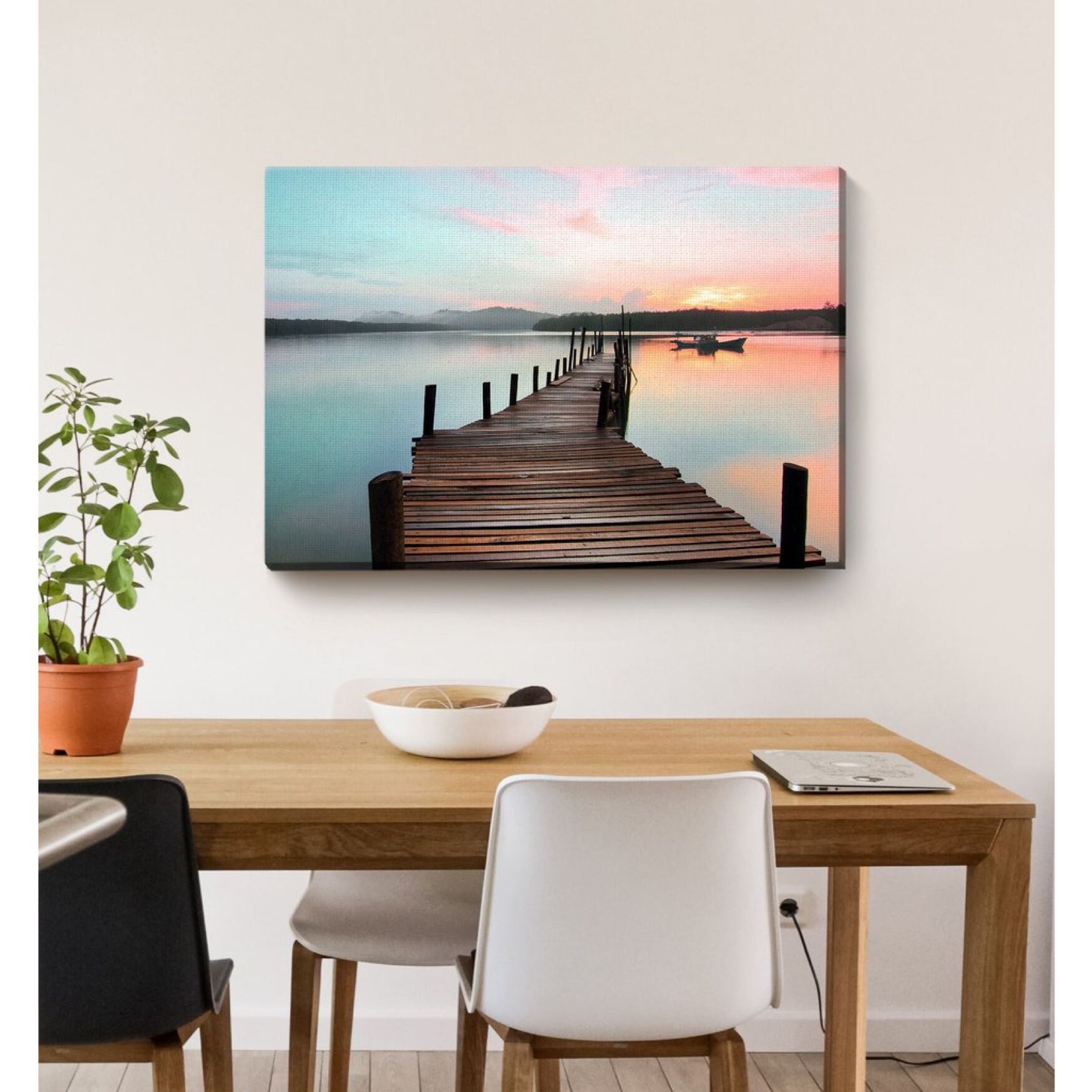 Lake Dock At Sunset, , on-hover image number 1