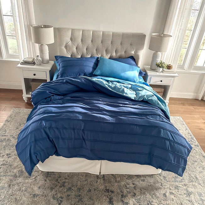 BH Studio Pintucked Duvet Cover, , alternate image number 4