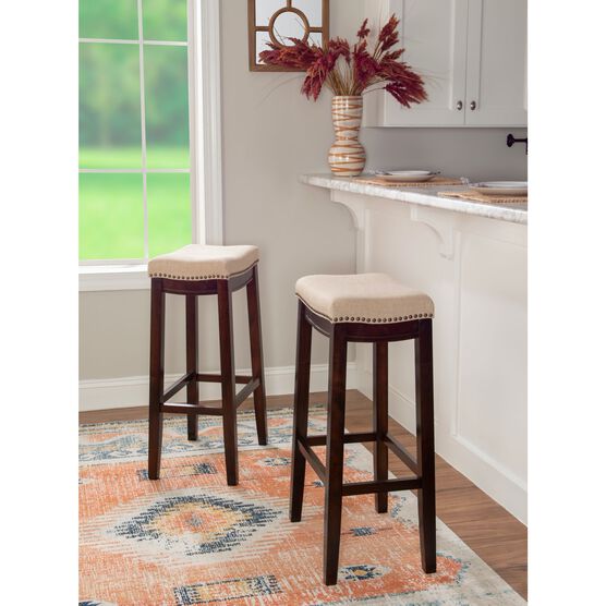 Crowell Linen Barstool, , alternate image number null