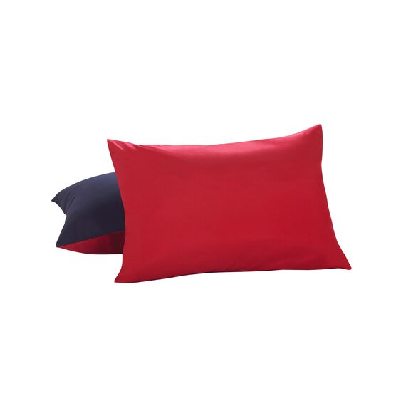 Lux Hotel Reversible Standard/Queen Pillow Sham 2-Pack, MEDIUM RED, hi-res image number null