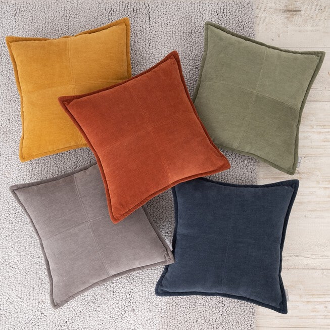 Lambent Cross Stitch Solid Square Pillow, , alternate image number null